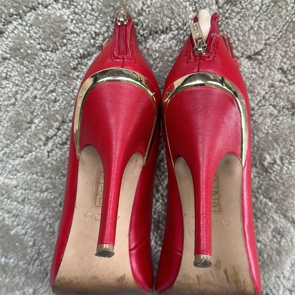 Aldo Red Heels 👠 Women’s Size 7.5 - Picture 4 of 5